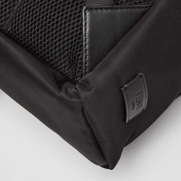 Fendi Black Nylon and Leather Medium Monster Eyes Backpack Bag - Picture 5 of 11